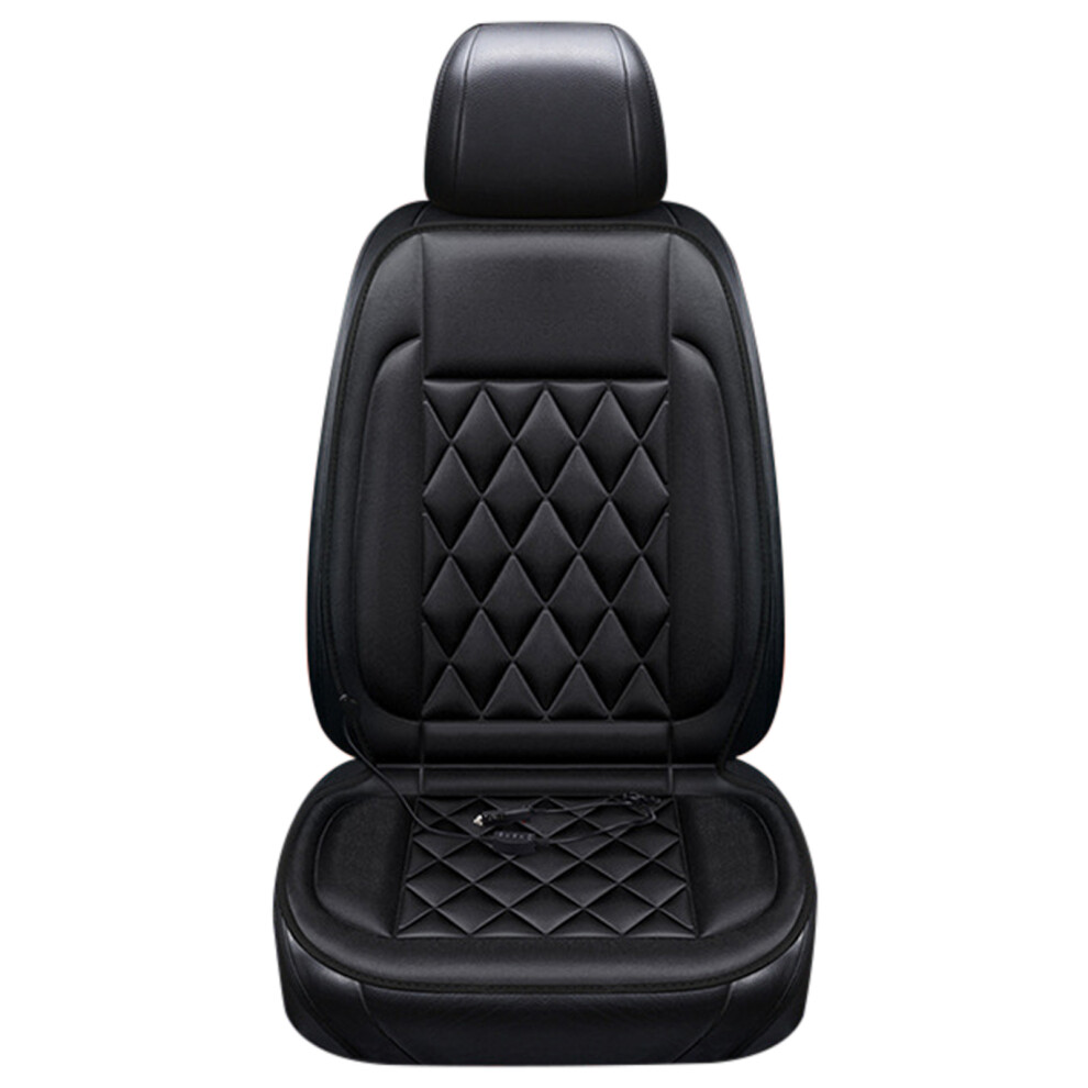 12V Heated Car Seat Cushion, 50100Cm, Adjustable Temperature Black 6931384972703