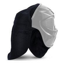 2 Pcs Welding Helmet Cover and Helmet Bib Set, Welding Accessories with Press Fit Seal for Welding Neck Protection
