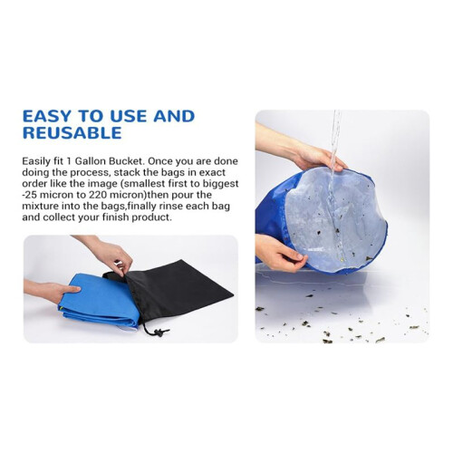 4 Pack Filter Bags,Filter Bag Set, Filter Screen and Storage Bag, Plant Growth Filter Bag, Storage Bag A 1