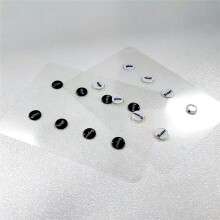 1 Stuk Glazen Muisschaatsen Voeten Pads Universele Kleine Ronde Stippen Sticker DIY Muizen Pad voor Esports Gaming Muis Kleur: B