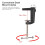 1/4 ST-01 Bracket Flexible Foldable Desk Mount Stand Ballhead Adapter for Fill Light LED Ring Light Camera Smartphone 5