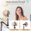1/4 ST-01 Bracket Flexible Foldable Desk Mount Stand Ballhead Adapter for Fill Light LED Ring Light Camera Smartphone 2