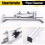 DIY Linear Actuator Bracket Adjustable Angle Linear Reciprocating Motor Bracket Foldable Stand with Suction Cup 6