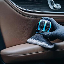 Car Detailing Brush Set - Soft Bristle Interior Cleaning Tool for Dashboard, Air Vents & Display Screen, Non-Slip Handle