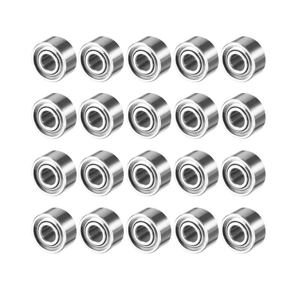 Miniature Sealed Metal Shielded Metric Radial Bearing Model: Mr52-Zz 2X5x2.5mm 20Pcs 4711640087851