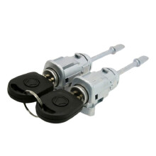 1Pair Front Left&Right Door Lock Locking Cylinder+ 2 Keys for Ibiza 6L 2002-2006 6L3837167B/6L3837168C 6L3 837 167