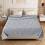 Living And Home 150x100cm Soft Warm Plush Fuzzy Throw Blanket, Grey 3