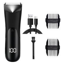 Tondeuse pour Hommes Tondeuse Professionnelle pour Poils Du Corps et de L'Aine pour Hommes Tondeuse Électrique pour Poils Pubiens