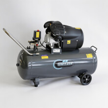 SwitZer Air Compressor 3HP Twin 100L AC007 Grey