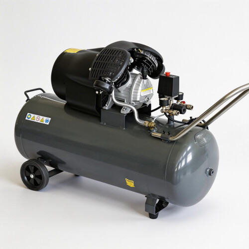 Switzer SwitZer Air Compressor 3HP Twin 100L AC007 Grey 1