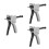 3Pièces Distributeur Epoxy Manuel Mélange Facile Plastique Assorti 5