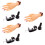 3Pièces Main Articulee Khaki Pour Et Entraînement Ongles 7