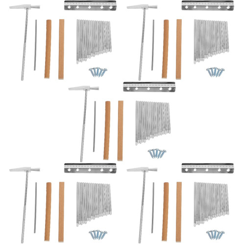 5Ensembles Kit Kalimba Marteau Tuning Bois Acier 2