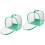 2Pièces Abri Vert Transparent Pour Insectes Cage Large 5