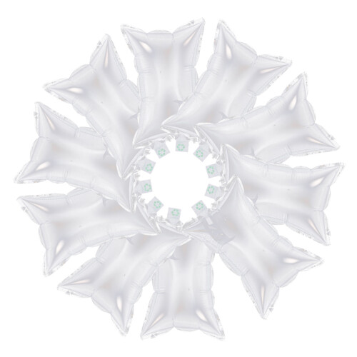 240Pièces Air Bulles Gonflables Robusts Transparent 1