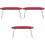 3Pièces Coussin Support Main Rouge Confortable Portable 3