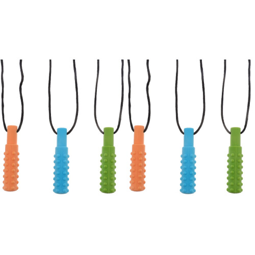 6Pièces Jouets De Dentition Bébé Multicolores À Au Cou 1