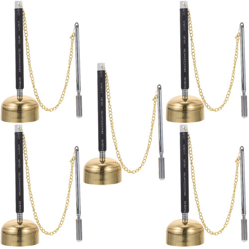 5Pièces Accessoire Temple Carillon Flexible Argenté 1