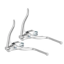 2Paires Aluminium Racing Durable Argent
