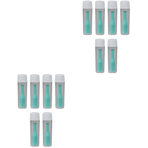 12Pièces Retire Lentilles Ventouse Silicone Vert 2