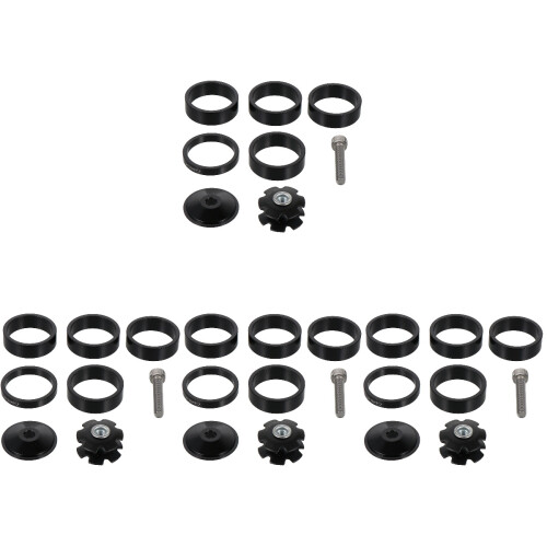 4Ensembles Kit Joint Fourche Aluminium Noir Pour 1