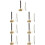7Pièces Instrument Souple Temple Argenté Pour 11