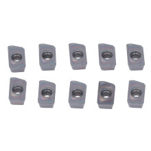 Heat Resistant Carbide Inserts Wear Resistance Indexable Milling Inserts Reliable Performance Versatile Replacement TiAlN Coated Fine Finished Surface