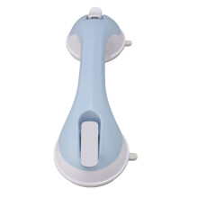 Barra de agarre para ducha, 12,2 pulgadas de largo, 4,21 pulgadas de diámetro, Azul/Blanco