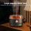 Flame 280 ml Diffusor, 7-Farben-LED-Licht, Schwarz 6