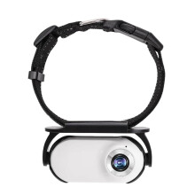 Collare con fotocamera per gatto 8 GB 6,4x3,1x2,1 cm Bianco/Nero