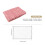 Living And Home 230x200cm Reversible Fluffy Striped Throw Blanket, Pink 6
