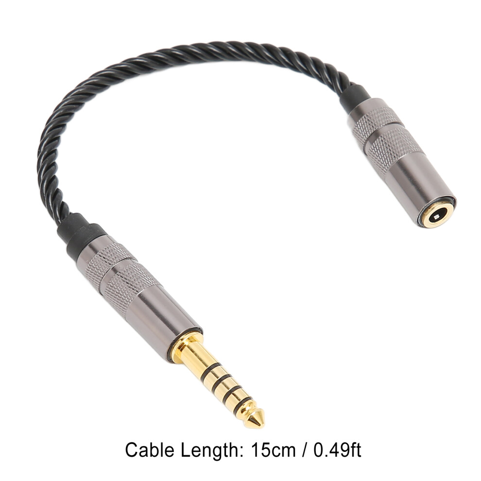 Plated 4.4Mm Balanced To 3.5Mm Adapter Cord Gold 7340572660336