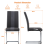AINPECCA 4PCS PU Leather Dining Chairs Kitchen Office 5