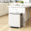 Homcom HOMCOM 2 x 25L Double Kitchen Bin, Pedal Bin with Soft-Close Lid, Silver 1