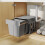 Homcom HOMCOM Soft Close Pull Out Bin, Under Sink Bin - 2 Compartments (15L Each) 8