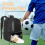 Fußballrucksack mit Ballfach Grey 3