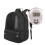 Fußballrucksack mit Ballfach Black 3