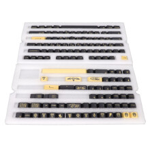 132-Key PBT Keycaps Cherry Height Egyptian Pharaoh Theme for Mechanical Keyboard