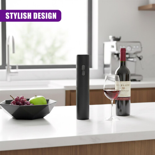 GEEZY GEEZY Electric Wine Bottle Opener Battery Powered Quick Automatic Corkscrew Remover 1