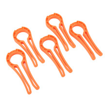 Gasherd Knopfschutz Küchensicherheit 5er Orange