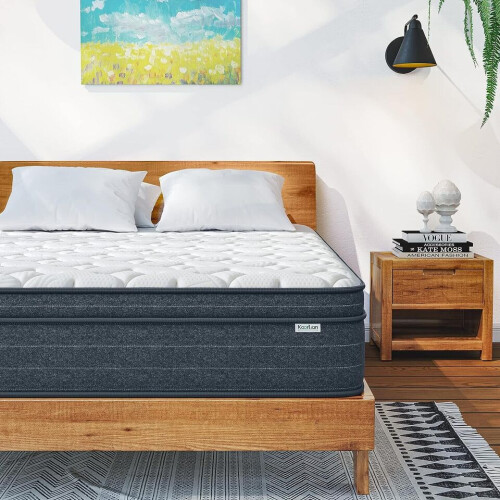 King Size Home Soft Comfort Mattress Medium Firm Support 2