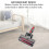 Motorized Brush with Bristle Roller Vacuum Cleaner  Floor Attachment with LED Headlights 4