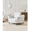 Beliani Armchair KJAER Fabric Off-White 2