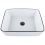 Beliani Countertop Basin XERT 490 x 380 mm Ceramic White 5