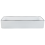 Beliani Countertop Basin XERT 610 x 350 mm Ceramic White 6