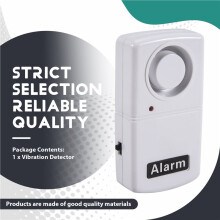 High Sensitive Vibration Detector Earthquake Alarms with LED Lighting Door Home Wireless Electric Car Alarm