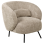 Beliani Armchair MAKELA Boucle Taupe 4