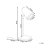 Beliani Wireless LED Table Lamp MUSCA with Dimmer Black 3