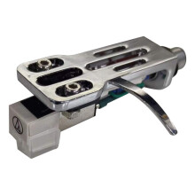 AT3600L Moving Magnetic Cartridge Stylus Headshell Connect Kit for LP Vinyl Record Player Turntable Phonograph,Silver
