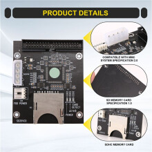 auf 3,5 Zoll IDE 40-Pin-Konverterkarte IDE -Kartenadapter SSD Embedded Storage Adapterkarte IDE-Erweiterungskarte